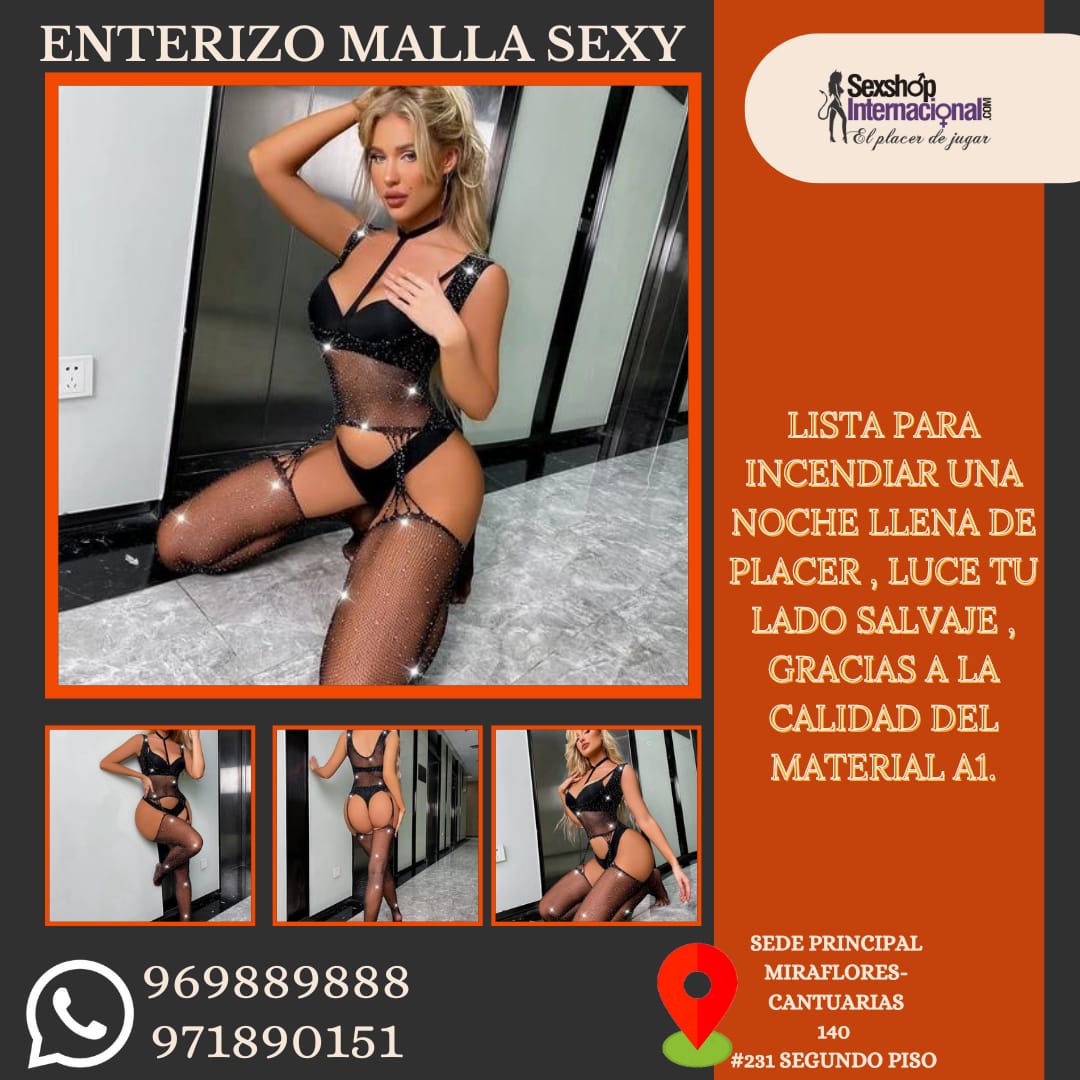 MALLA LENCERIA FINA-TRANSPARENTE-ENTERIZO-SEXSHOP LIMA 971890151 